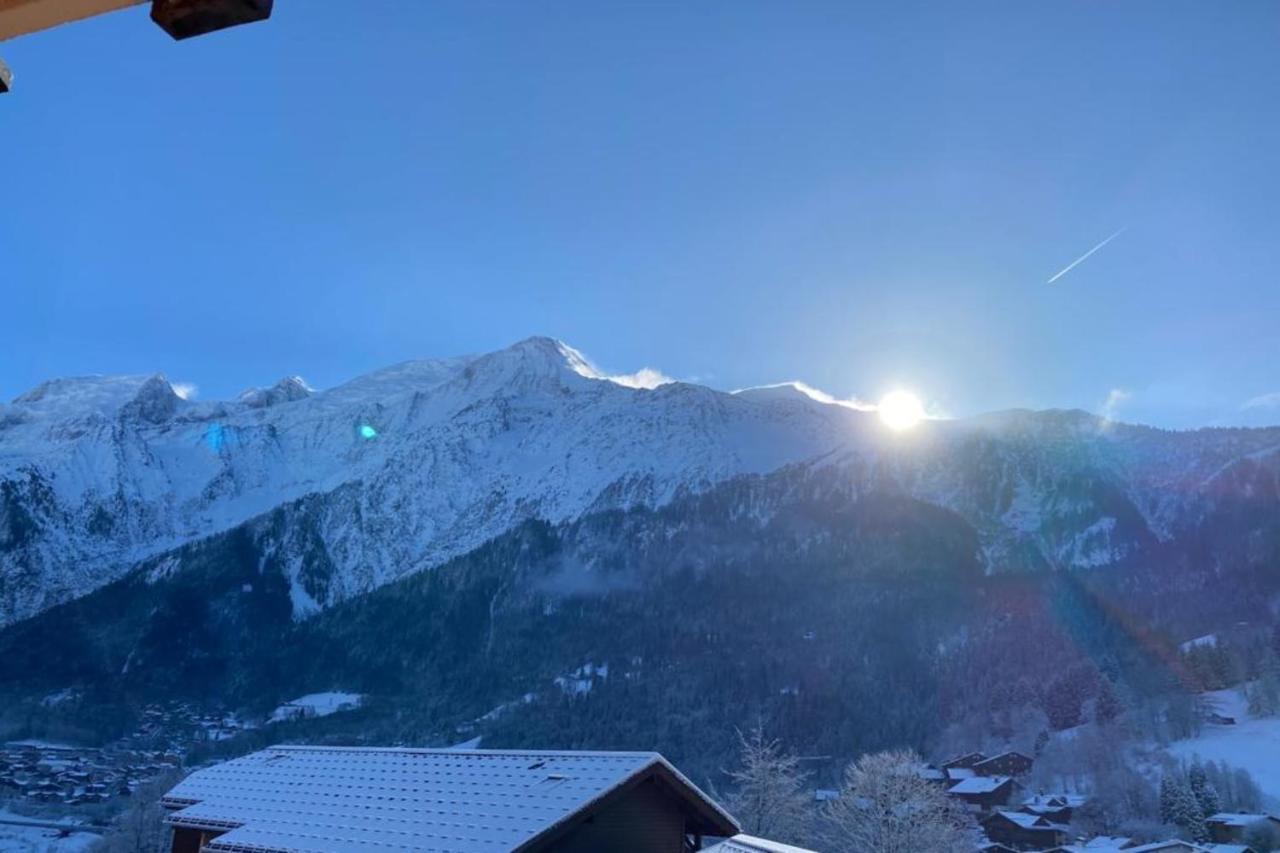 Vue Des "Chavants" Studio 20 M With Balcony Les Houches Zewnętrze zdjęcie